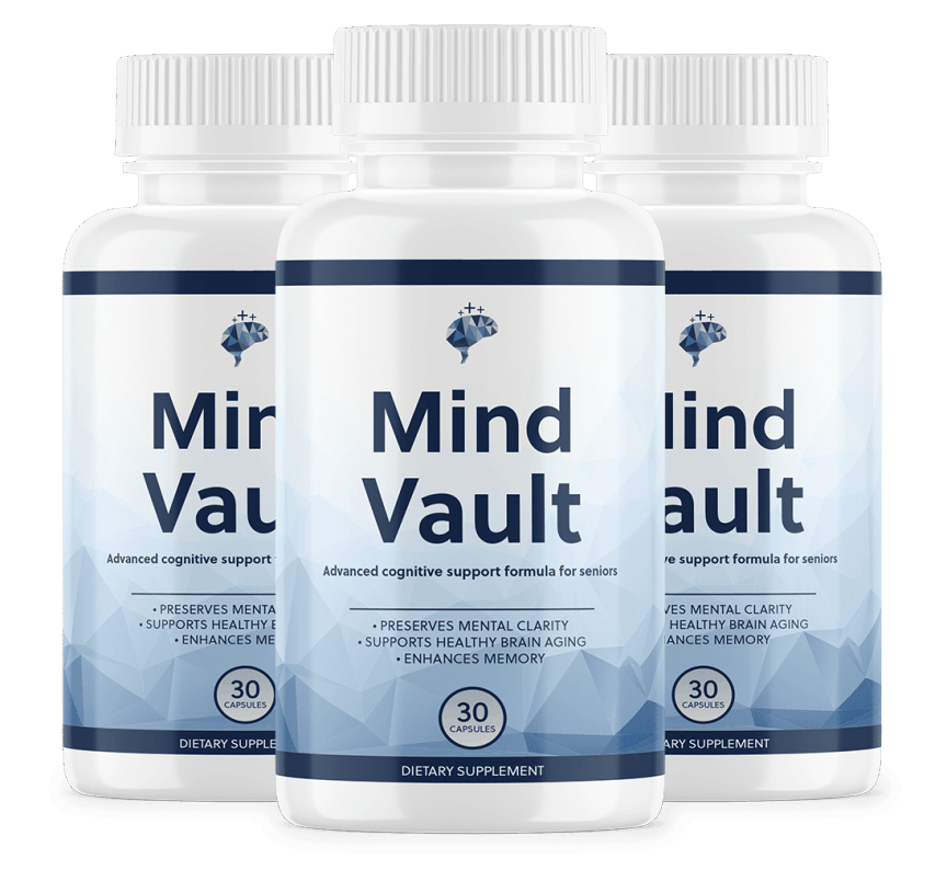 Mind Vault Brain Health Supplement bottle